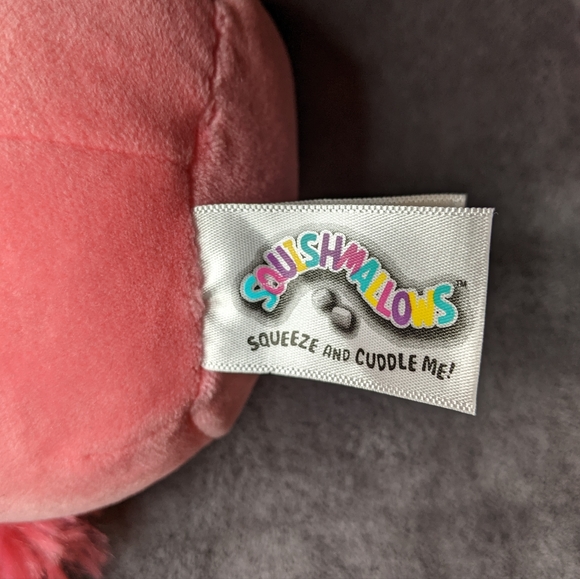 Squishmallows Cookie the Pink Flamingo Kellytoy Plush Sealife Squad 5" - Picture 4 of 5